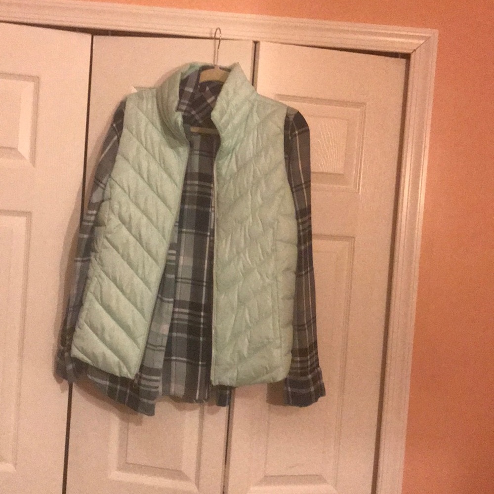 Plaid shirt & Vest